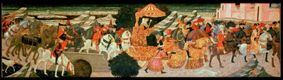 Il trionfale corteo della Regina di Saba da Apollonio di Giovanni di Tommaso